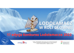 Plakat konkursu Lodołamacze 2022