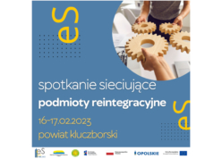 spotkanie sieciujące podmioty reintegracyjne 16-17.02.2023 r. powiat kluczborski