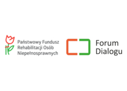 Logo PFRON i Forum dialogu